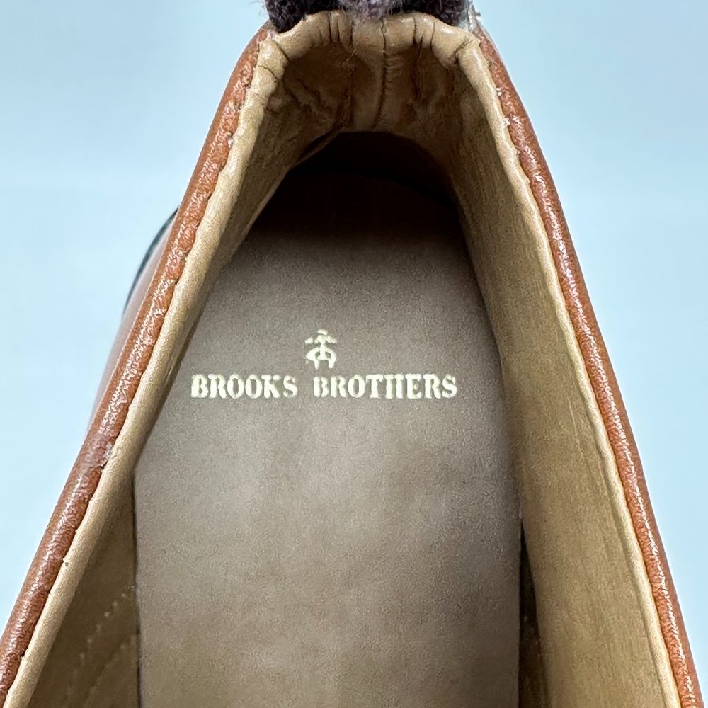 Brooks Brothers Chukka Boots Leather brown shoes Men's size 9D - Picture 14 of 16